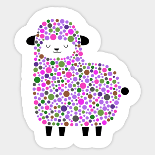 Bubble Sheep Sticker